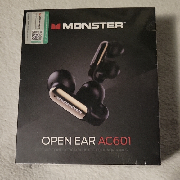 Monster Open Ear AC601 Bluetooth Headphones - Picture 1 of 4